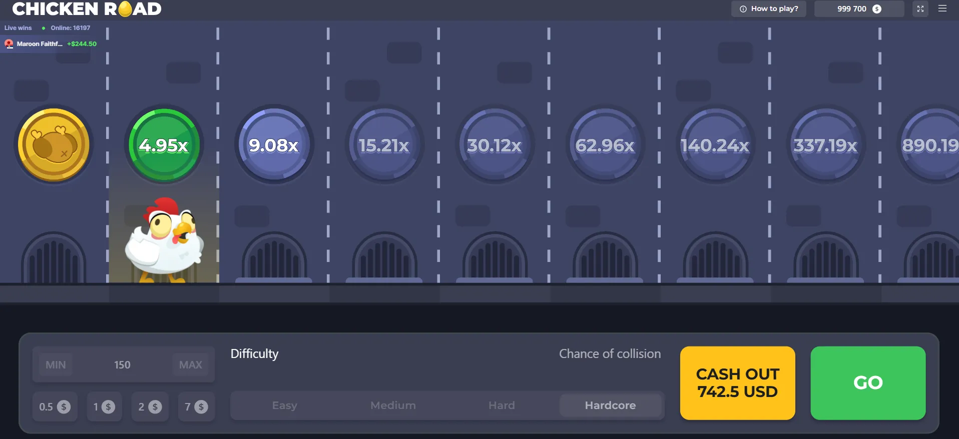 Playing Chicken Road App after Download 